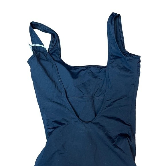 NWT Everlane The Square-Neck One-Piece Black Swim Suit Size XXS - Picture 2 of 7